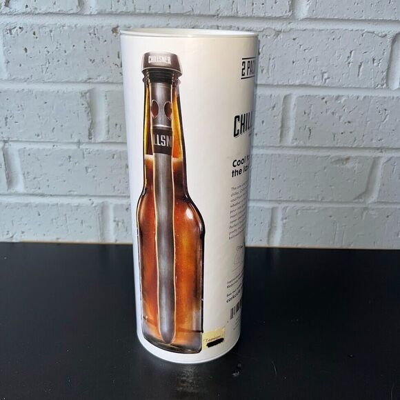 Chillsner by Corkcicle Stainless Steel Beer or Soda Bottle Drink Through Chiller - Picture 4 of 9